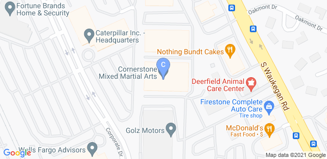 Map to Cornerstone Mixed Martial Arts